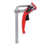 Pince de table à cliquet, ouverture de 16 cm avec serrage fixe | Sécurise les pièces en toute sécurité avec une pince de table à cliquet compacte pour les projets de travail du bois et la