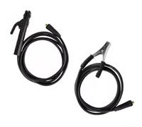 Pince de terre de soudage 300 A et support d'électrode - Câble de 2 m + 3 m - Pinces de terre robustes pour machine à souder MIG TIG - Qualité industrielle