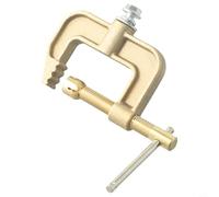Pince de terre en cuivre 500 A en forme de G pour soudage à l'argon/porte-électrode en laiton haute puissance/pour soudage à gaz blindé et goujon