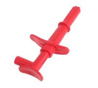 Pince de Test Crocodile Isolée Rouge 10a avec Prise Banane 4mm | Acier Inoxydable, Cuivre et Pa, Ouverture 16mm, Connexion Sûre, pour Terminaux et Maintenance Interne