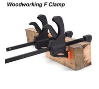 Pince de travail de calcul F, cliquet à dégagement rapide dur, kit de pince à presser de vitesse, ensemble de charpentier long, gadget en nylon, outil à main de barre de travail, 4" Clamp 4inch 2pc