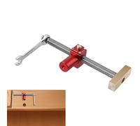 Pince de trou pour chien portable réglable en d'aluminium Outil de | Pinces de scie à rail pour banc, panneau à onglet, tuyau, soudure, porte, fenêtre, tiroirs, armoires, meubles