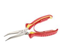 Pince demi-ronde bec long coudé 40° isolée 1000 volts 200mm Facom 185A.20VE