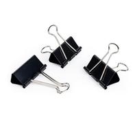 Pince double clip, (L)19 mm, écartement 7 mm, noir