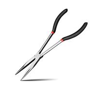Pince Droite Pointue Extra Longue - Pêche Pinces Professionnelles Ensemble D'Outils Pour Les Réparations Faites Main DIY Home Use Opération Serrée Endroits étroits Coupe-fil, 280mm
