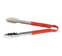 Pince du Chef en Inox Manche Rouge Longueur 300 mm