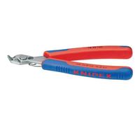 Pince électronique sans biseau mâchoires coudées Knipex Super-Knips