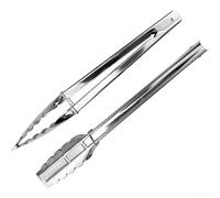 Pince en acier inoxydable 430 conçue pour retourner les steaks gérer le pain et servir des aliments chauds sur le gril ou la cuisinière (portefeuille long de 29 cm)