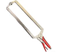 Pince en C de verrouillage de 61 cm en acier au carbone de résistance industrielle avec profondeur de gorge de 34 cm pour la fabrication, la réparation et les tâches d'assemblage (B)