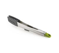 Joseph Joseph Pinces de cuisine ELEVATE – Acier inoxydable, silicone gris, reposoir intégré