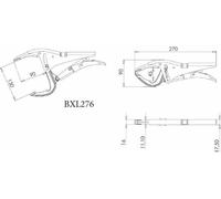 Pince-étau becs extra-longs DOLEX Ouverture 130 mm - BXL276