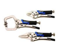 pince etau mini assorties - jeu de 3 pinces etau bgs technic - Bgs Technic G