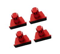 Pince fixe horizontale pour projet de menuiserie rapide, 4pcs | Pinces de Table à trous pour chiens de 20mm, bancs multifonctionnels, maintien à dégagement rapide, projet de