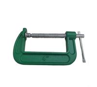 Pince G de 25,4 à 25,4 cm - Fixation professionnelle pour le travail du bois en fonte avec profondeur de gorge de 105 mm pour serrer, couper la maçonnerie, outil vert (10,2 cm)