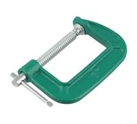 Pince G de 25,4 à 25,4 cm - Fixation professionnelle pour le travail du bois en fonte avec profondeur de gorge de 105 mm pour serrer, couper la maçonnerie, outil vert (7,6 cm)