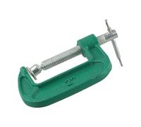 Pince G de 25,4 à 25,4 cm - Fixation professionnelle pour le travail du bois en fonte avec profondeur de gorge de 105 mm pour serrer, couper la maçonnerie, outil vert (5,1 cm)
