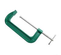 Pince G de 25,4 cm robuste pour le travail du bois avec ouverture de mâchoire de 260 mm pour coller, souder, travaux métalliques, projets de bricolage, finition verte (15,2 cm)