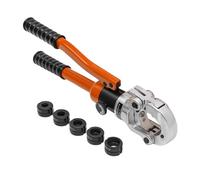 Pince Hydraulique 8T, Sertisseuse Rotative 360°, Matrices Incluses | Poignée Ergonomique, Haute Résistance, Pour Plomberie, Électricité, Chantier, Industriel, Travail Intensif, Coffret Complet