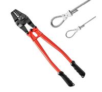 Pince hydraulique à sertir, 61 cm, coupe-câbles, 5 rainures, 1/16" - 3/16"