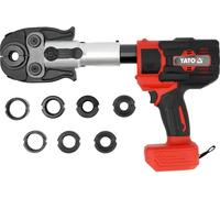 Pince hydraulique sans fil pour tubes PEX-AL-PEX, 32 kN, 18 V, comprenant les mors et les matrices