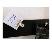 Pince-lettres en métal, couleur: nickel, largeur: 70 mm