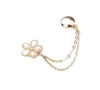 Pince magnétique multifonction for vêtements, 6 pièces, avec chaîne, boutons métalliques, écharpe, pantalon, jambes, manchette, broche de fixation pour pantalon, manche(Color 02)