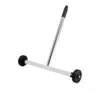 Pince magnétique portable ergonomique avec poignée télescopique et roues silencieuses pour un retrait rapide des débris métalliques des sols dans le garage, l'atelier, la maison, forte adhérence pour