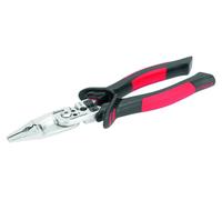 Pince multifonction Cimco 8-en-1, 220 mm, e VDE, isolée, rouge/noir, 1 pièce
