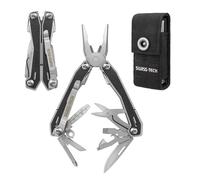Pince Multifonction en Acier Inoxydable 16 en 1 Swiss+Tech, Couteau Multifonction avec Structure Autoverrouillee, Multitool Tournevis Ouvre-Bouteille pour Camping, Exterieur, Randonnee, Reparation