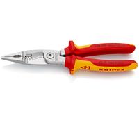 Pince multifonctions 6 outils en 1 - 200mm - Bi-matière - Chromée - 1000V - SC KNIPEX - 1386200SB