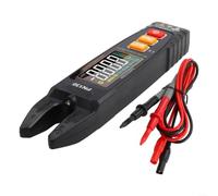 Pince multimètre numérique en forme de U True RMS avec détecteur NCV rechargeable par USB pour test de tension de courant alternatif et continu
