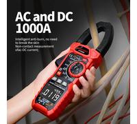 Pince multimètre numérique HT208 206 Pro 1000A 1000V AC DC pince de courant True RMS pince ampèremètre voltmètre VFD REL Ohm testeur de condensateur HT206D 600A AC DC