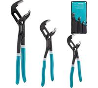 Pince multiprise, acier inoxydable, serrage rapide, 3 pièces, universelle