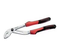 Pince multiprise chromée et polie à branches superposées avec clip inox SAM OUTILLAGE