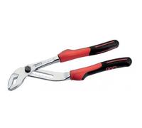 Pince multiprise chromée et polie à branches superposées avec clip inox SAM OUTILLAGE