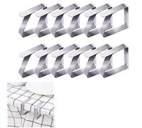 Pince Nappe - Inoxydable - 12 Pièces - Ajustable - Extérieur - Mixte
