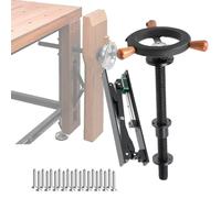 Pince parallèle robuste pour pied de table, étau réglable de 90 à 310 mm, avec volant et 20 vis en acier inoxydable, facile à installer pour atelier
