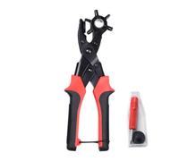 Pince perforatrice pour tissu - 6 tailles - Économie de travail - Rotative | Perforateur de collier de chien pour selle, harnais, artisanat, toile, tissu, carton, projets de bricolage