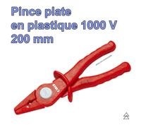 Pince plate en plastique 1000V - CIMCO - 100796