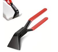 Pince Pliante 45 Degrés, Pince à Plier la Tôle Mâchoire Largeur 60mm Outil de Pliage avec Poignée Antidérapante Outil de Couvreur pour Plier et Lisser la Tôle (Rouge)