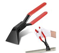 Pince Pliante à 45°: Pince à Tôle Pince à Plier Large de 60 mm pour Couvreurs, Plombiers et Travail des Métaux (rouge)