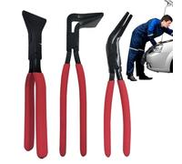 Pince pliante pour tôle 3 pièces - Pince à dénuder et plier | Pince pliante ergonomique pour la maison, la voiture, la réparation de meubles, le montage de toit