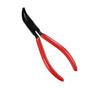 Pince pliante professionnelle en acier au carbone pour plier et redresser les bords avec précision dans les tâches de réparation automobile Rouge/noir (45°)