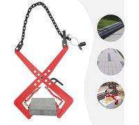 Pince pour bordures de trottoir pince de levage pince pour bordures de trottoir pince à pierres, ouverture réglable 30-51cm, 350kg, rouge