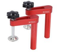 Pince pour Chien D'établi, Pince de Trou de Maintien en Alliage D'aluminium, Outils de Bricolage pour le Travail du Bois 19mm, Trous de 3/4 Pouces