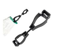 Pince pour gants de travail - Double clip anti-perte, fixation robuste avec boucle de ceinture, 122 mm x 31 mm x 17 mm + système d'ouverture facile, polymère ABS haute résistance - pour construction