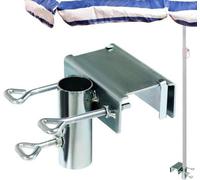 Pince pour parapluie Heavy Duty - Table balcon porte-parapluie Stand Pince pour parapluie