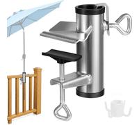 Pince pour parasol de balcon - Support pour parasol de balcon - Fixation pour parasol de balcon - Pince de balcon - Un indispensable pour votre parasol