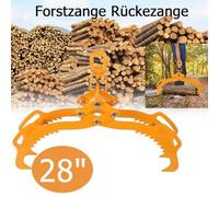 Pince professionnelle pour le travail forestier, de 3 à 28 pouces, pince à griffes avec 4 crochets, pince rotative en acier au carbone, capacité de charge de 1500 kg, conception à griffes dentées, pin