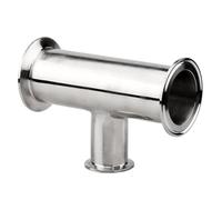 Pince réductrice en acier inoxydable, 1 pièce, 19mm 25 32 38 45 51mm OD, virole sanitaire, connecteur en t à 3 voies, raccord de tuyau 1.5 "-2" Tri pince(45 * 19 Ferrule 64 * 50.5)
